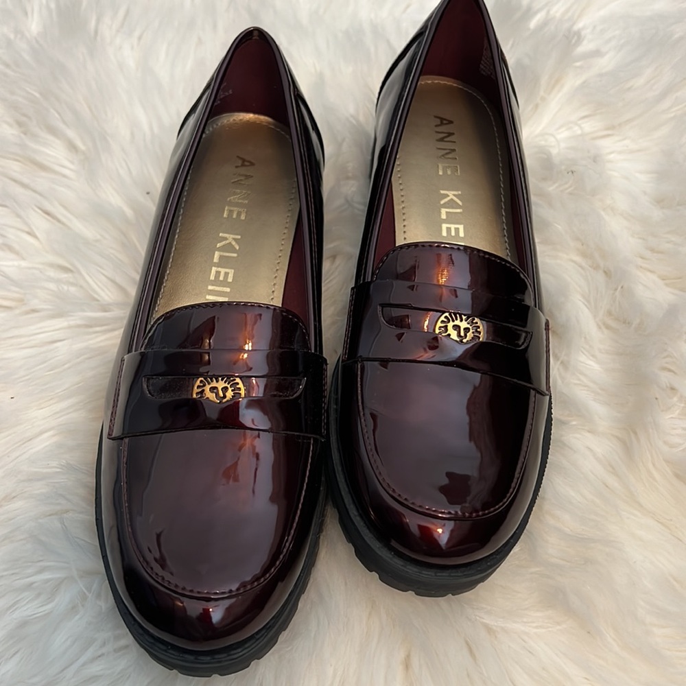 Anne Klein Loafers - Burgundy